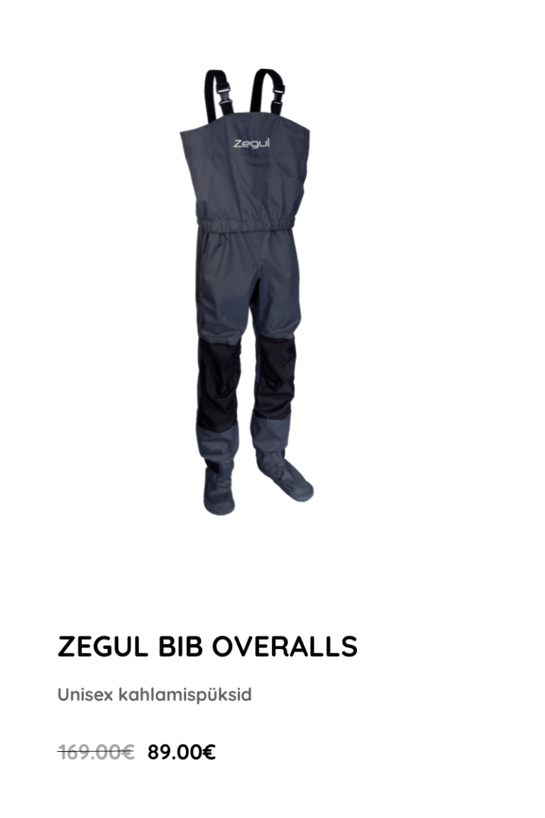 ZEGUL BIB OVERALLS UNISEX